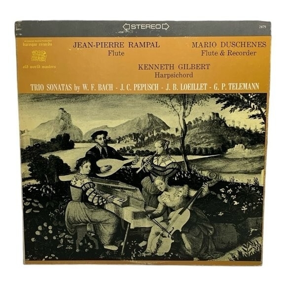 Other - LP Jean-Pierre Rampal - Trio Sonatas By W. F. Bach Vinyl Record